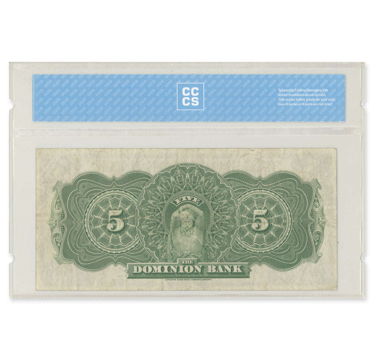 $5 1925 220-16-14 Dominion Bank Bogert-Austin CCCS VF-20
