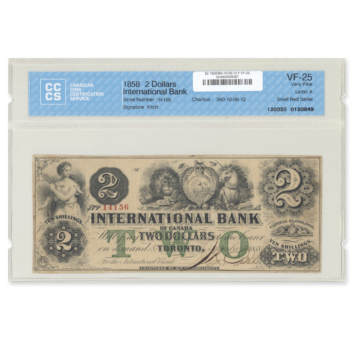 $2 1858 380-10-06-12 International Bank of Canada CCCS VF-25