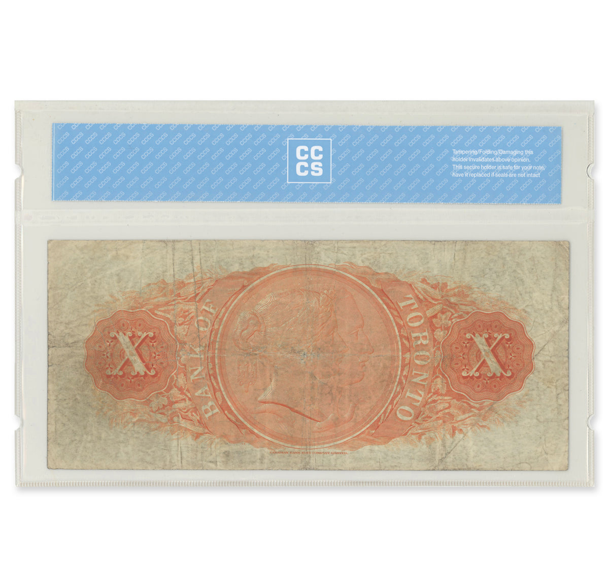 $10 1923 715-22-42 The Bank of Toronto Henwood-Gooderham CCCS F-15