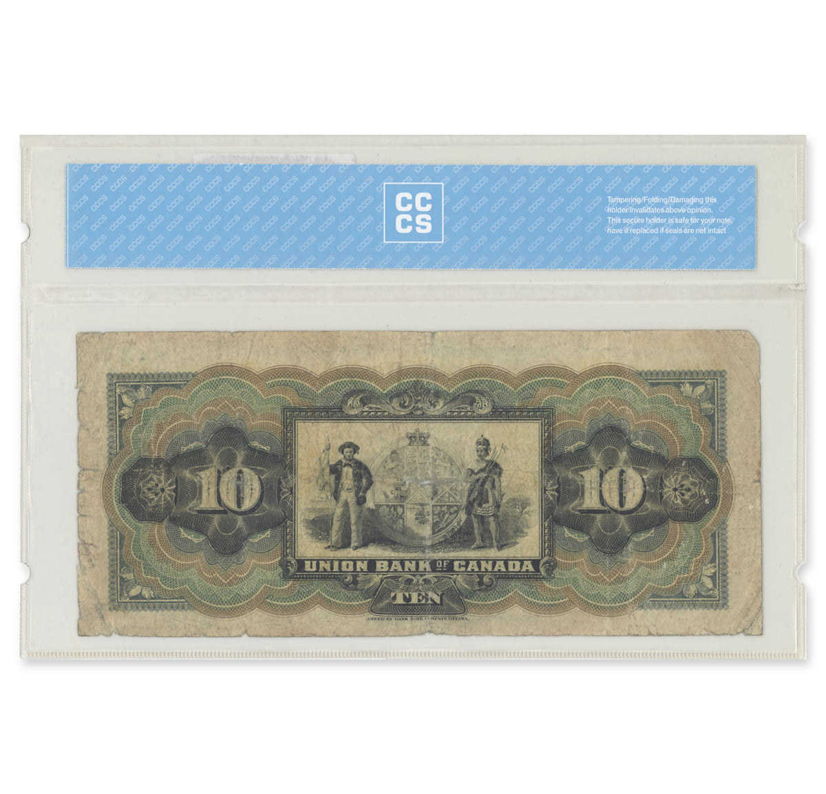 $10 1912 730-16-08a Union Bank of Canada Galt-various CCCS VG-8