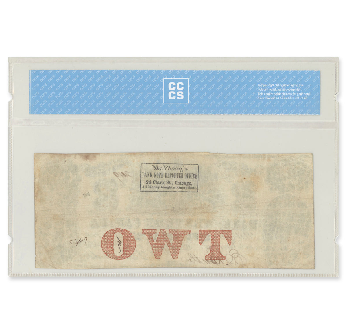 $2 1859 795-10-08a The Bank of Western Canada Butler-Richardson CCCS VF-20