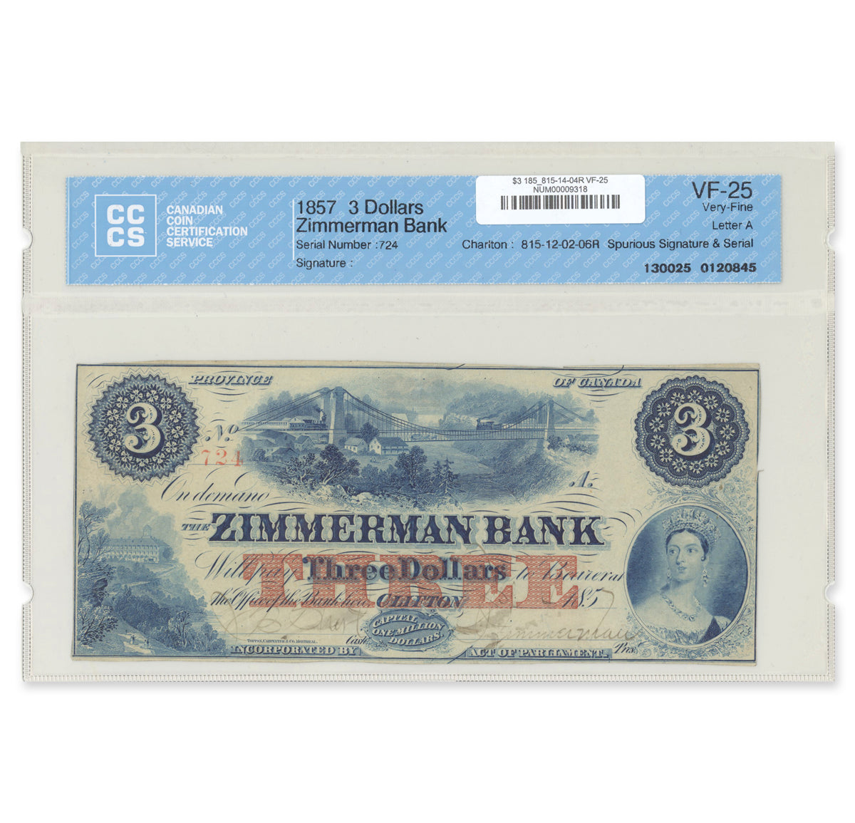 $3 185_ 815-14-04R Zimmerman Bank CCCS VF-25