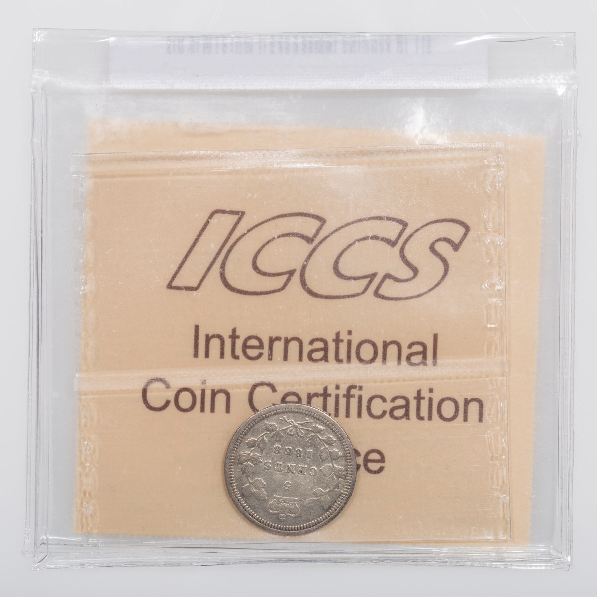 5 Cent 1858 Large Date (RP1) ICCS VG-10