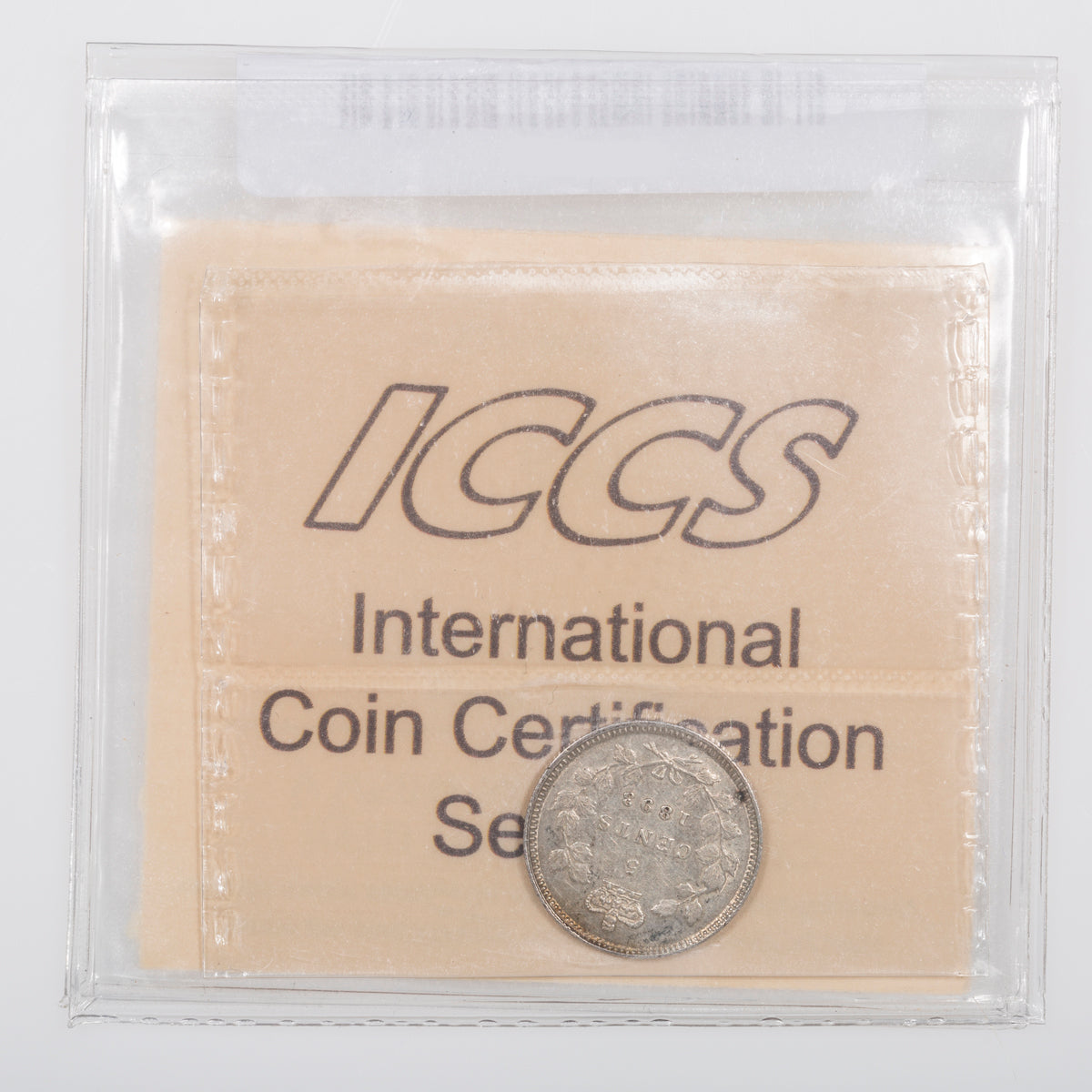 5 Cent 1893 9/9 ICCS EF-45