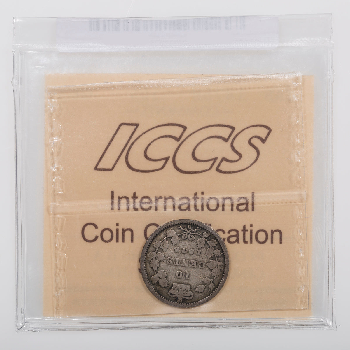 10 Cent 1875H ICCS G-6