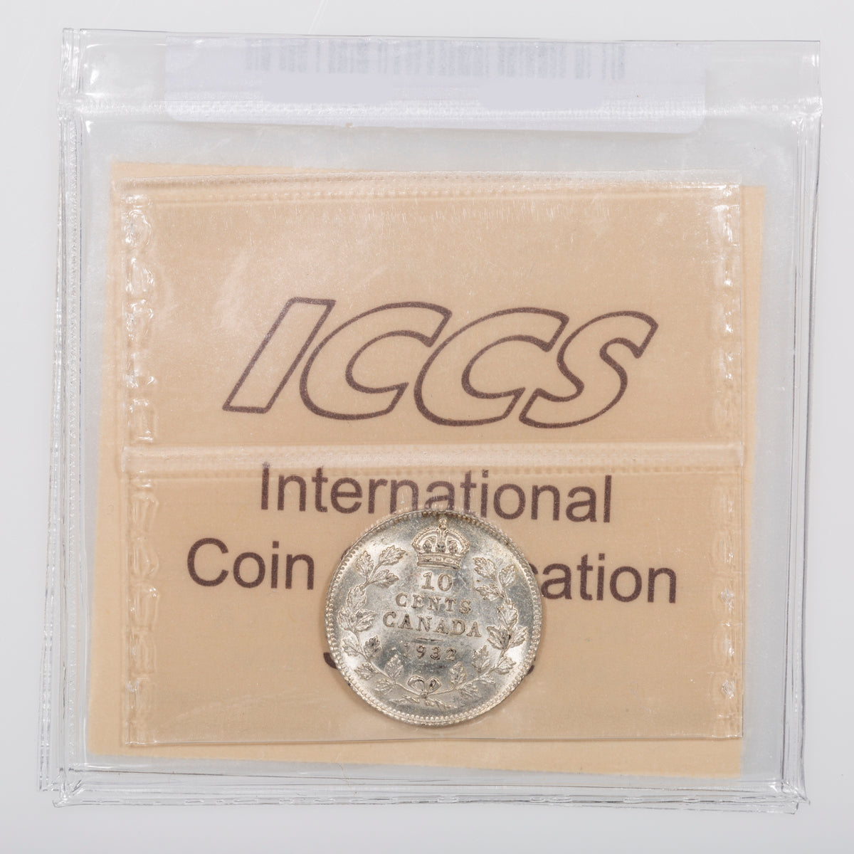 10 Cent 1932 ICCS MS-63