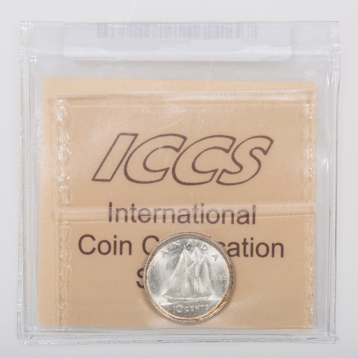10 Cent 1939 ICCS MS-64