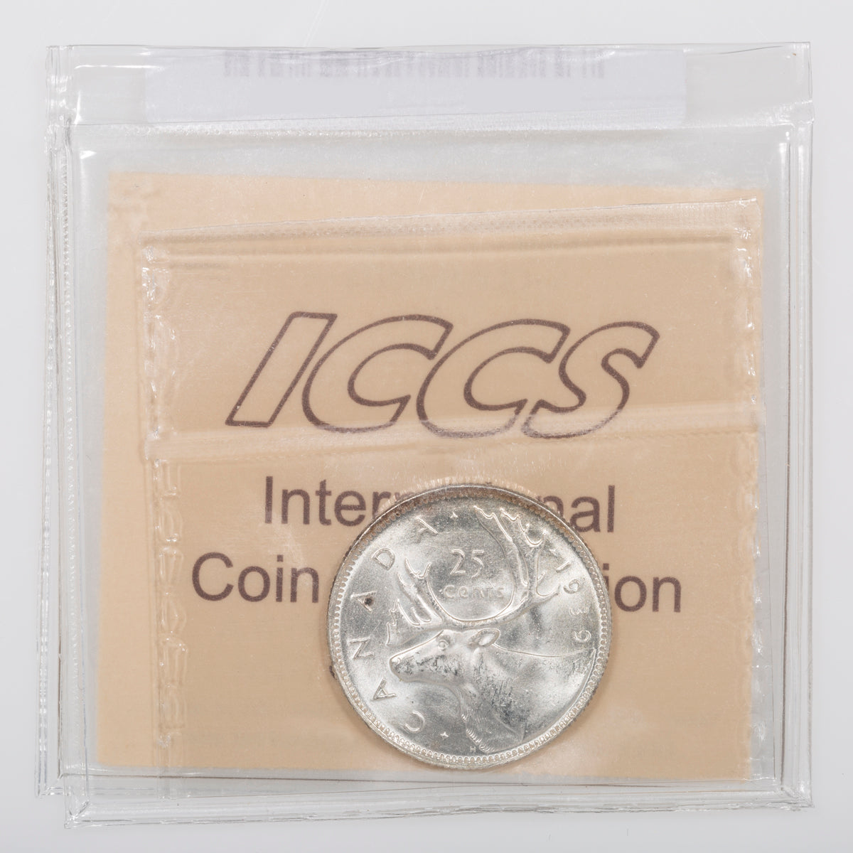 25 Cent 1939 ICCS MS-65