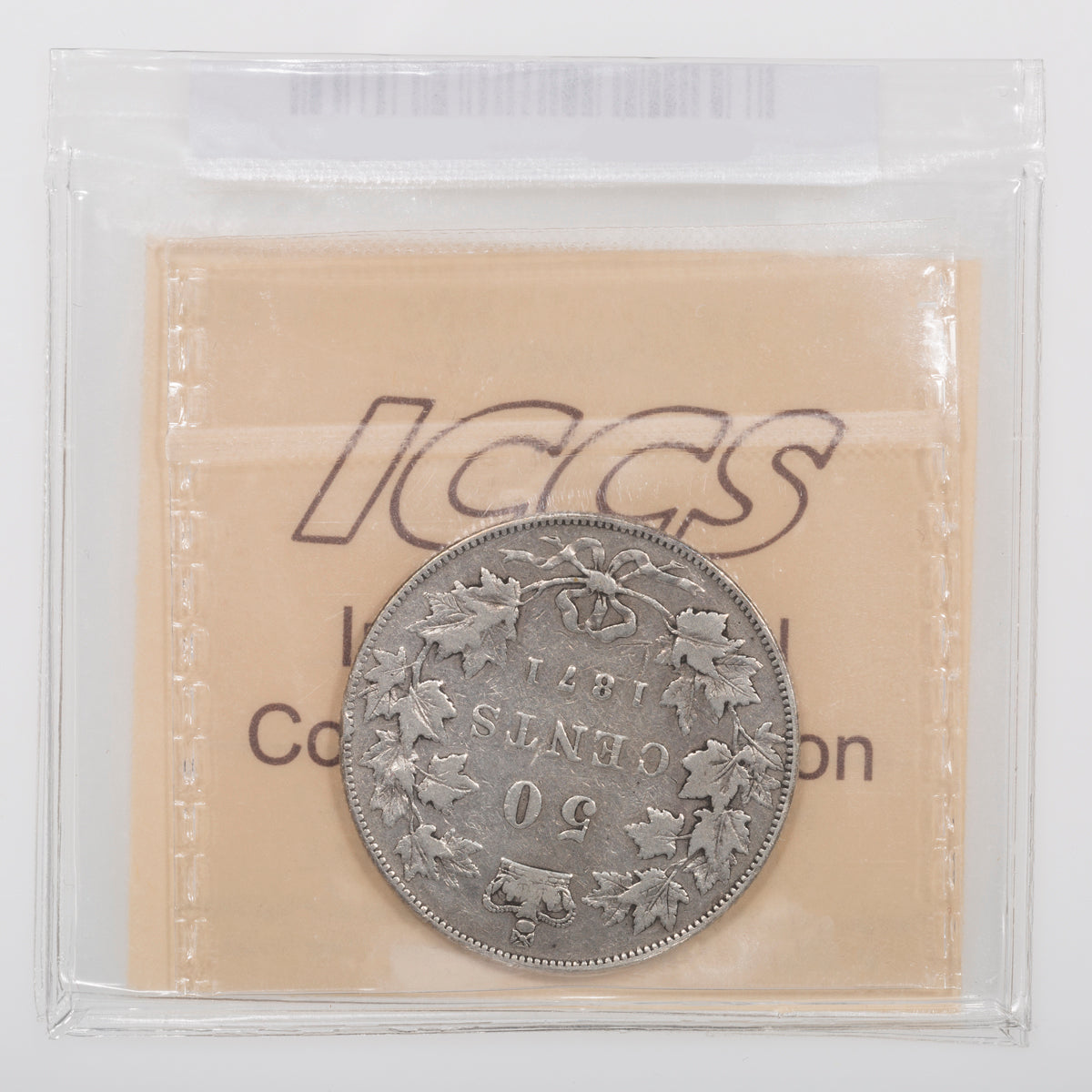 50 Cent 1871 ICCS VG-10