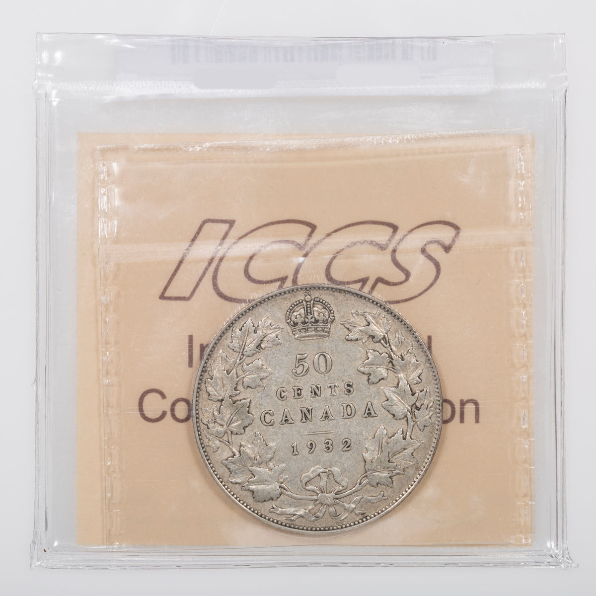 50 Cent 1932 ICCS VF-20