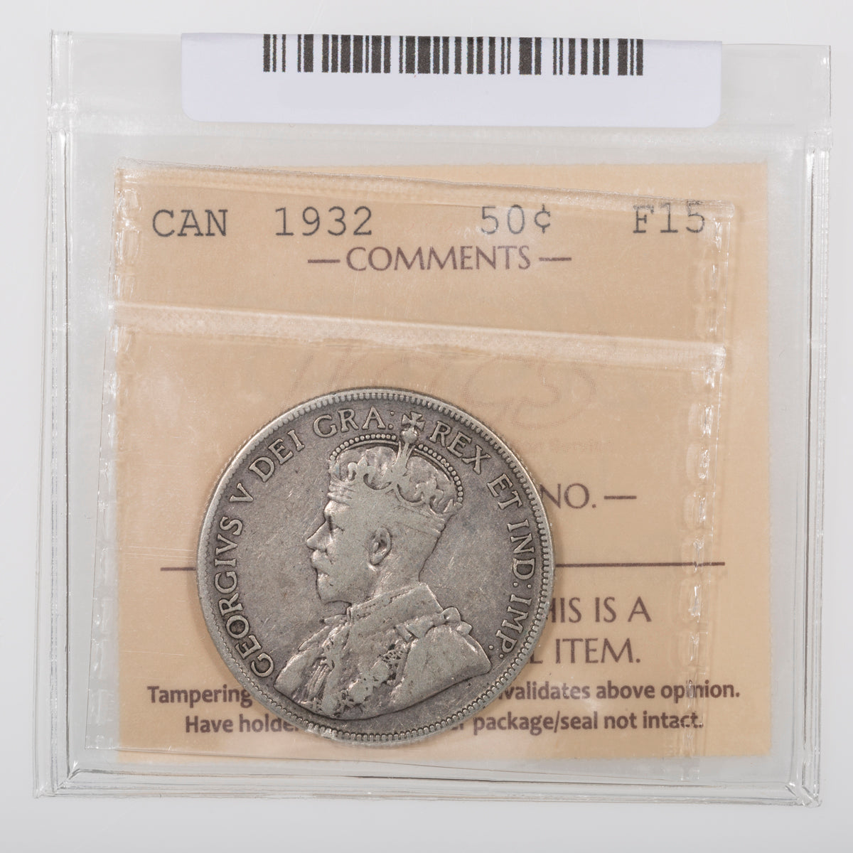 50 Cent 1932 ICCS F-15