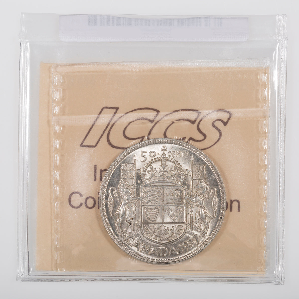 50 Cent 1937 ICCS MS-64