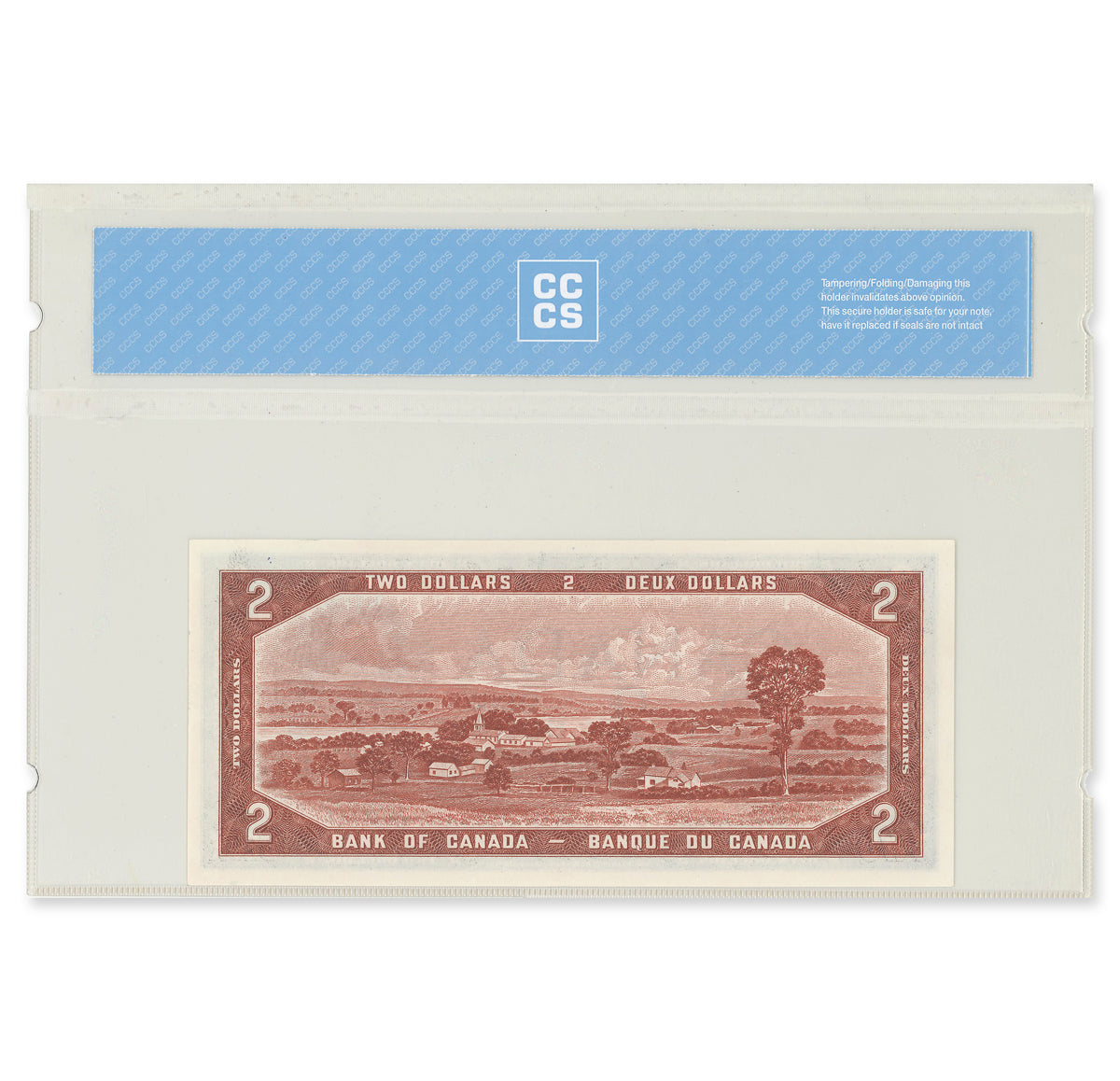 $2 1954 Devil's Face Series BC-30a Coyne-Towers Prefix A/B CCCS GUNC-66