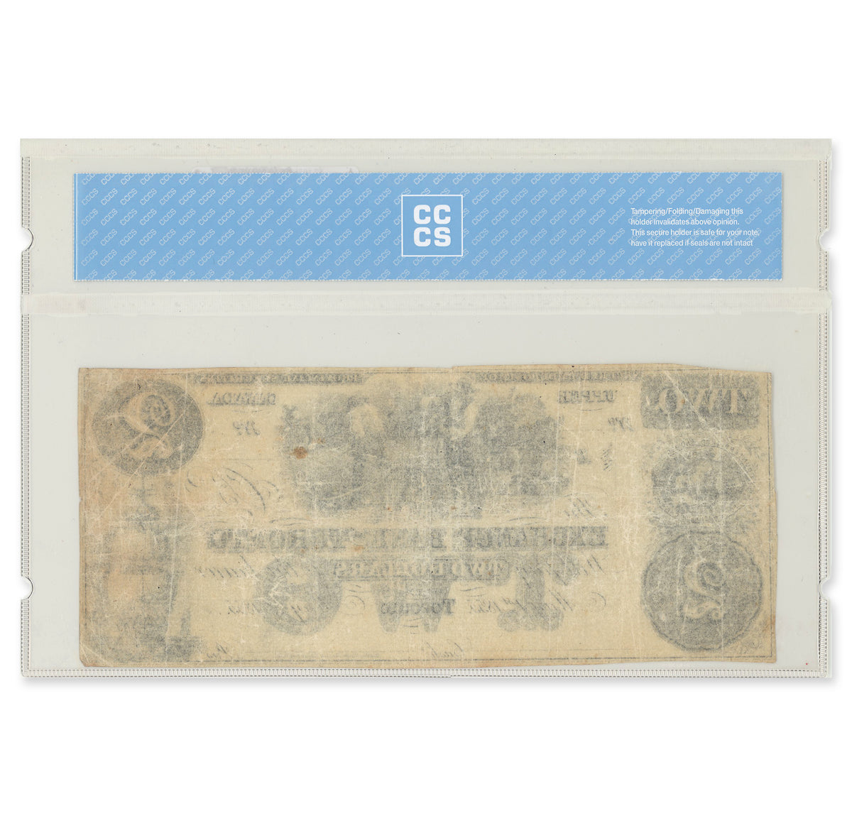 $2 1855 255-10-04R Exchange Bank of Toronto CCCS VF-20