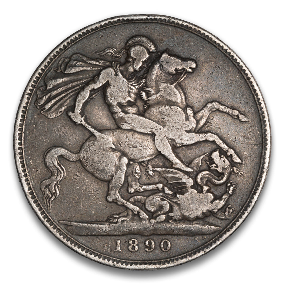 Great Britain Silver 1 Crown 1890