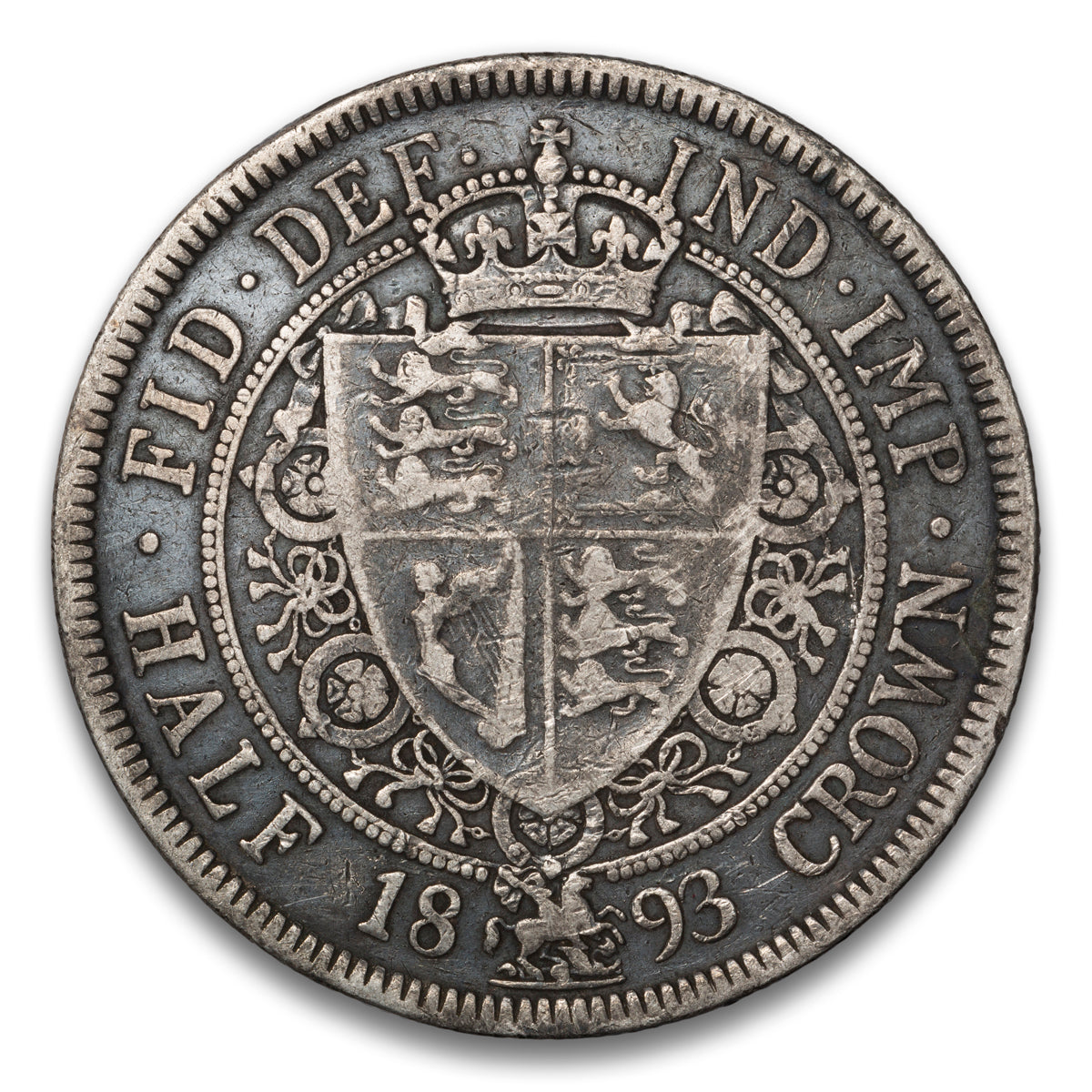 Great Britain Silver 1/2 Crown 1893