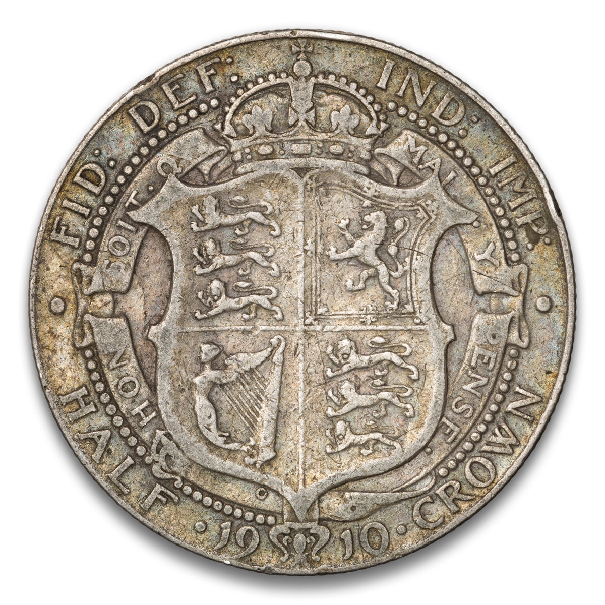 Great Britain Silver 1/2 Crown 1910