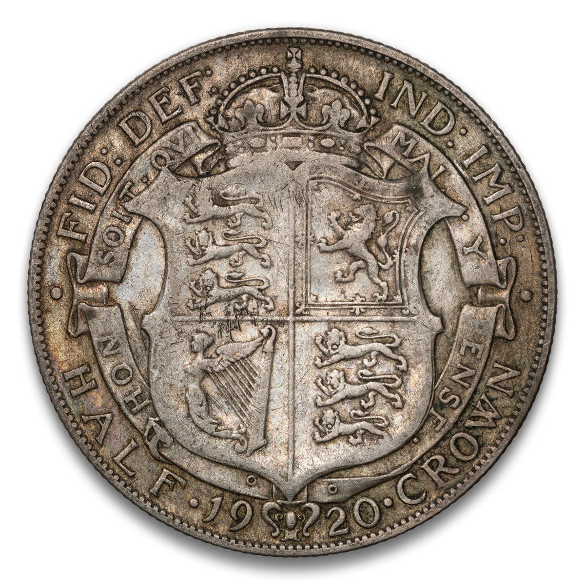Great Britain Silver 1/2 Crown 1920