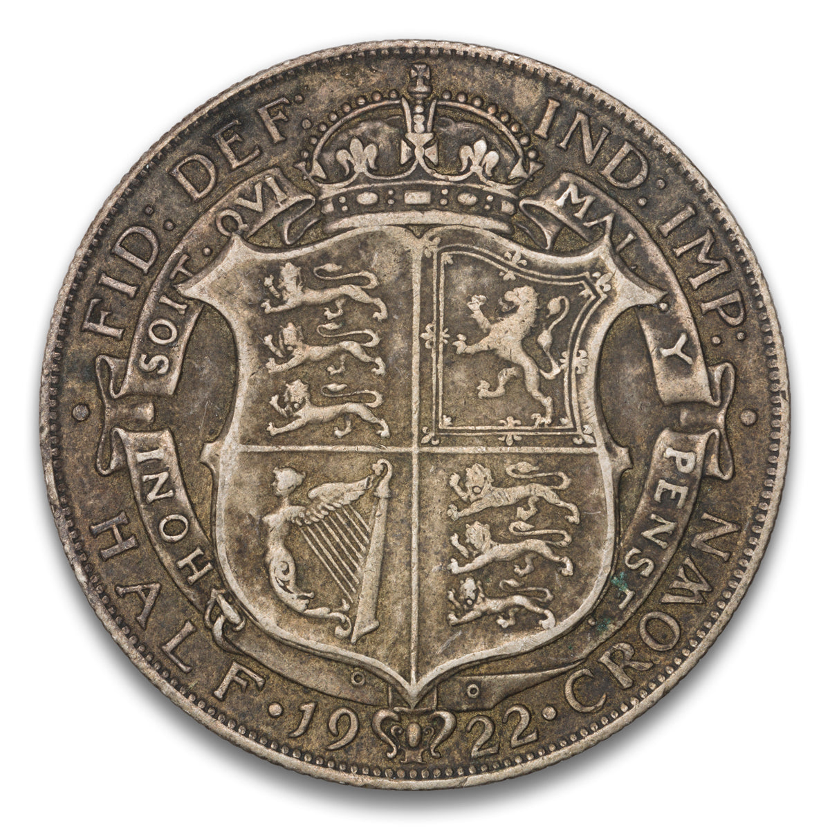 Great Britain Silver 1/2 Crown 1922