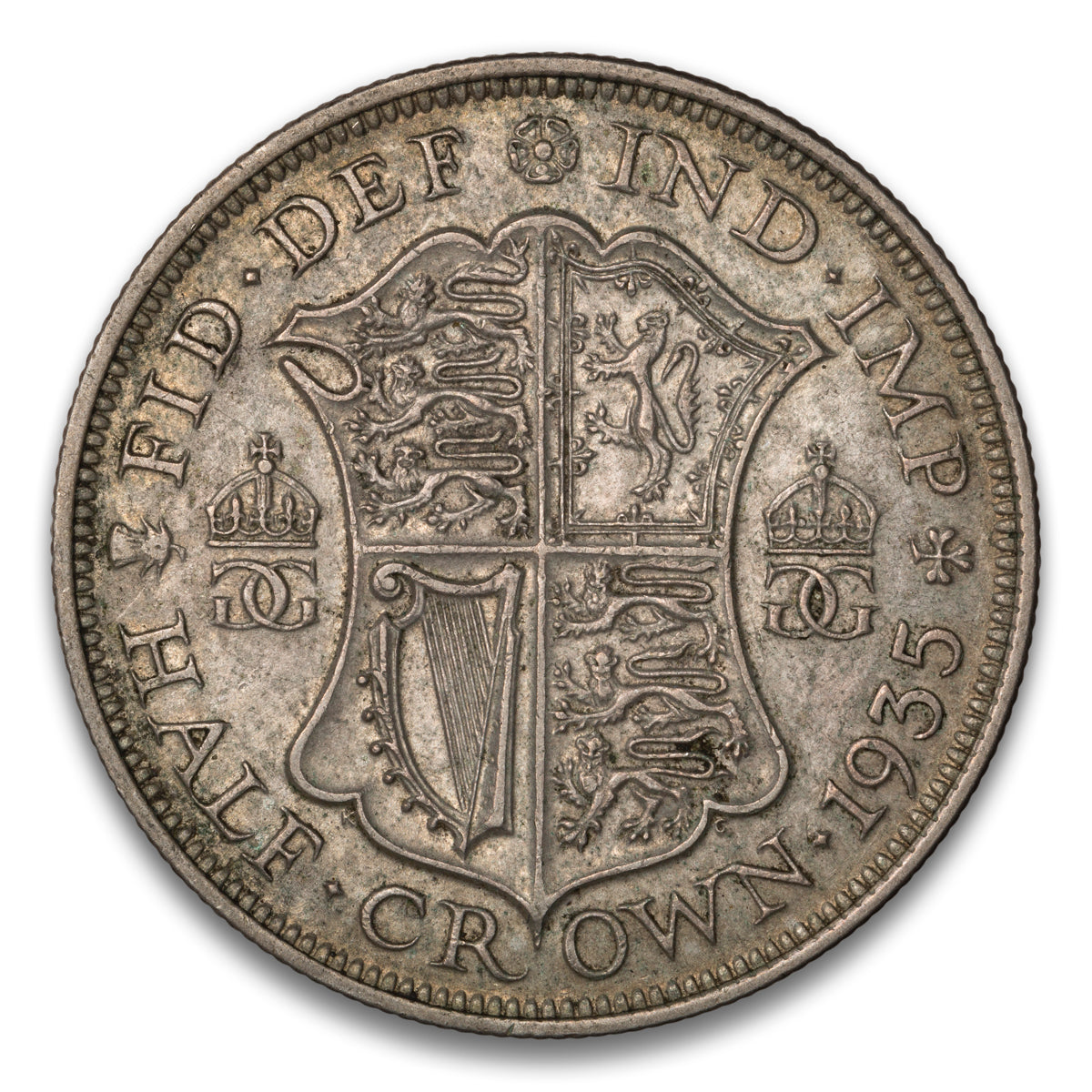 Great Britain Silver 1/2 Crown 1935