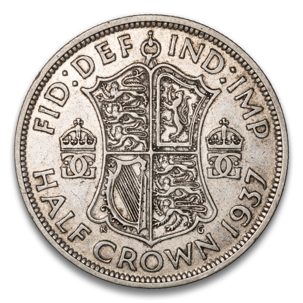 Great Britain Silver 1/2 Crown 1937