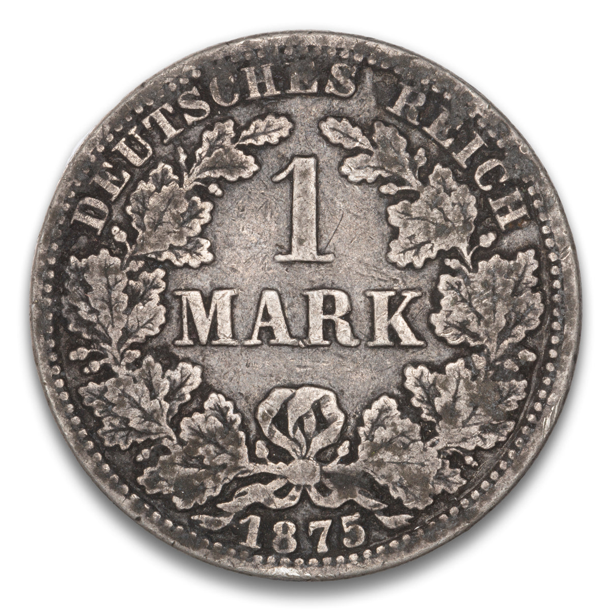 Germany Silver 1 Mark 1875 A