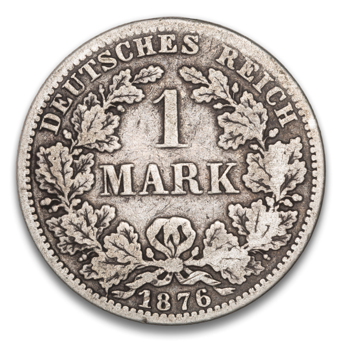 Germany Silver 1 Mark 1876 A