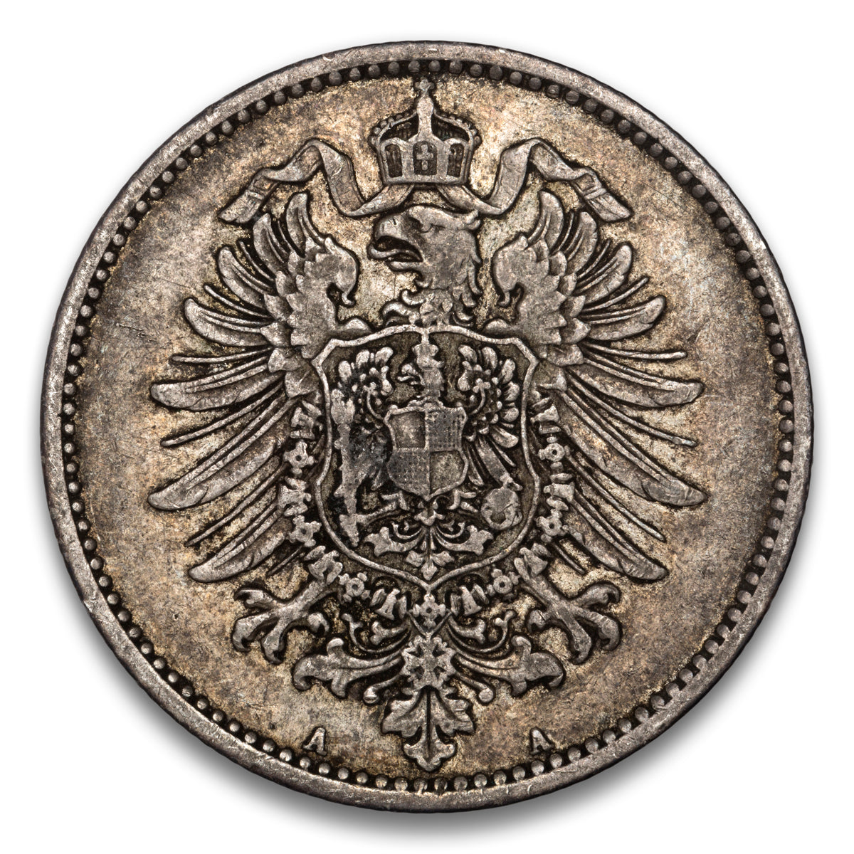 Germany Silver 1 Mark 1881 A