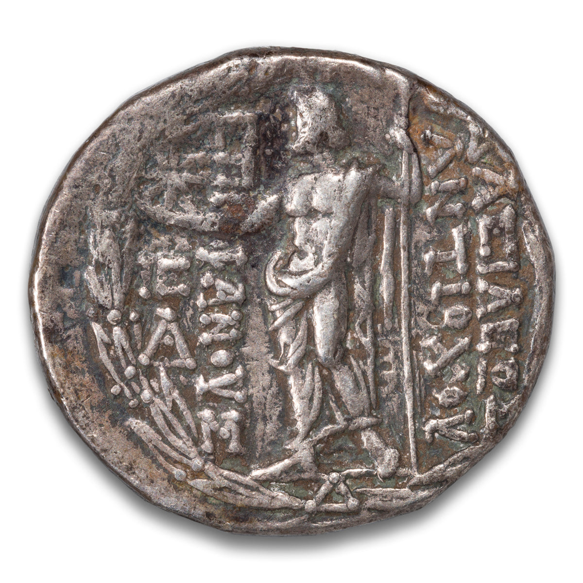 Seleukid Empire Antiochos VIII Grypos Silver Tetradrachm 121-97 BCE Antiochia on the Orontes