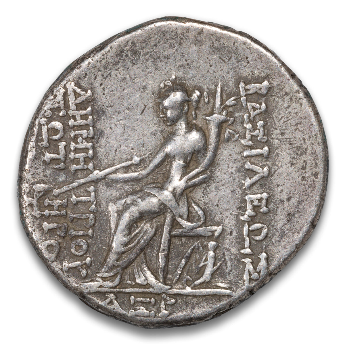 Seleukid Empire Demetrios I Sotor Silver Tetradrachm 162-150 BCE Antiochia on the Orontes