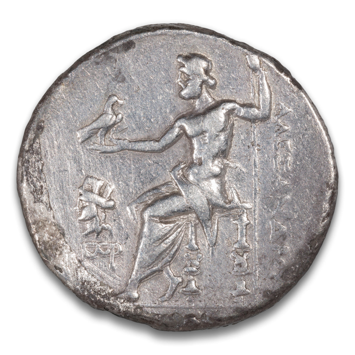 Ancient Greece Silver Tetradrachm 220-200 BCE Ionia, Smyrna
