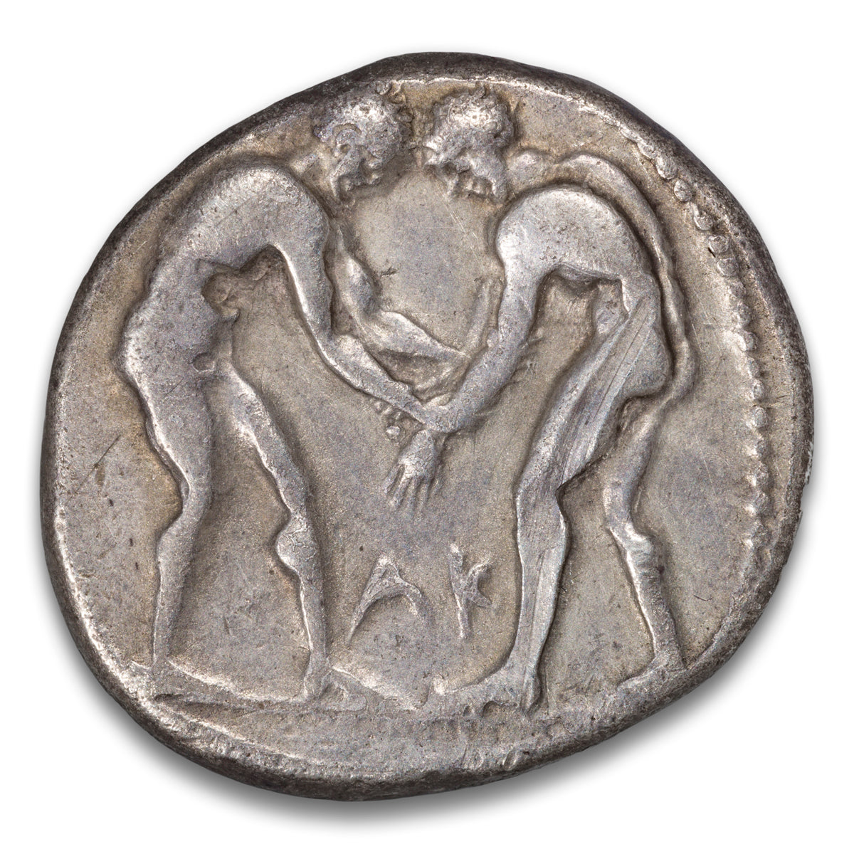 Ancient Greece For Olympic Games Silver 1 Stater 323-317 BCE Pamphylia, Aspendos