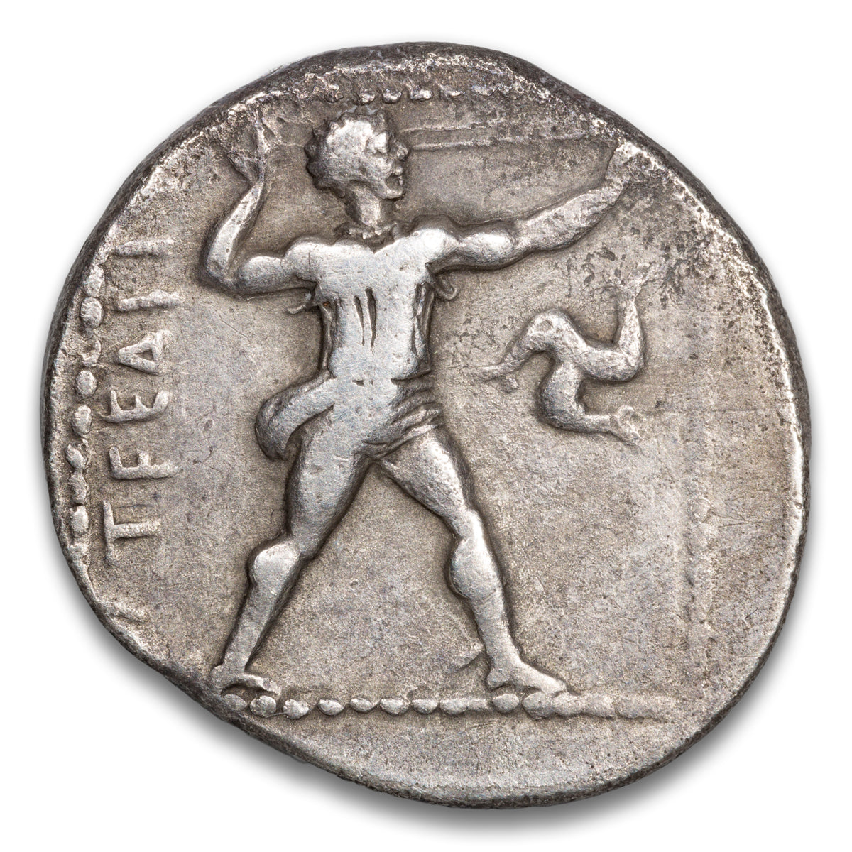 Ancient Greece For Olympic Games Silver 1 Stater 323-317 BCE Pamphylia, Aspendos