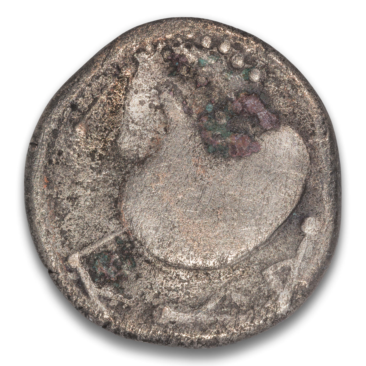 Ancient Celtic Northern Carpathian Region Silver Tetradrachm 200-100 BCE