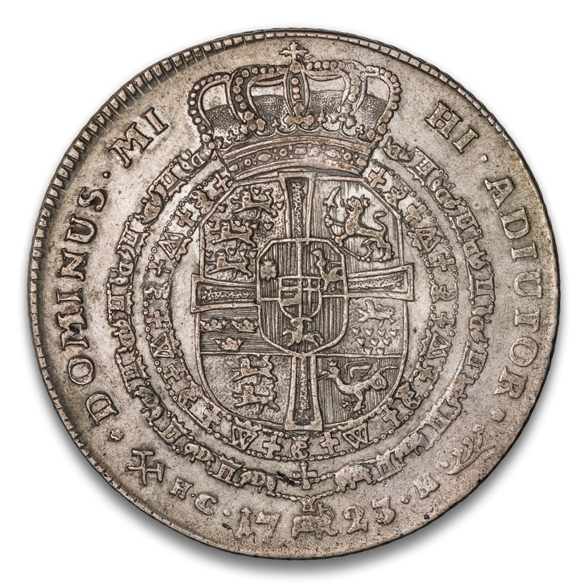 Denmark and Norway Frederik IV Silver 1 Krone 1723 Kongsberg Mint