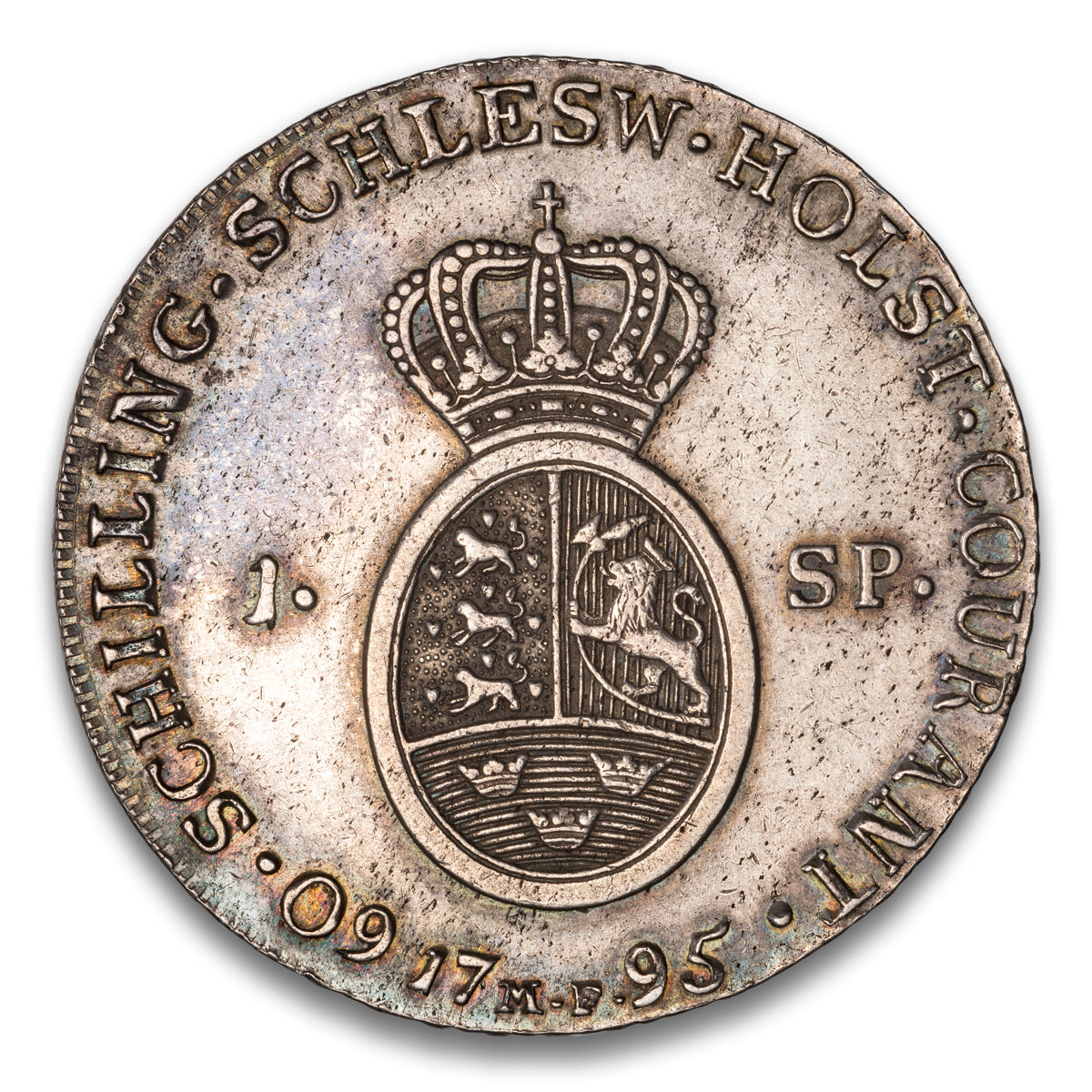 Denmark and Norway Christian VII Silver 1 Speciedaler 1795 Altona Mint