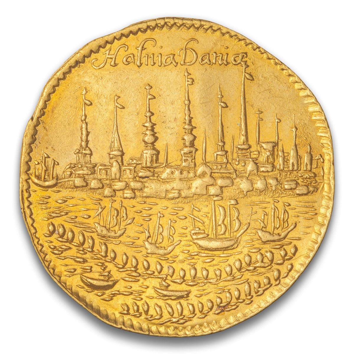 Denmark and Norway Christian V Gold 1 Ducat 1695 Copenhagen Mint