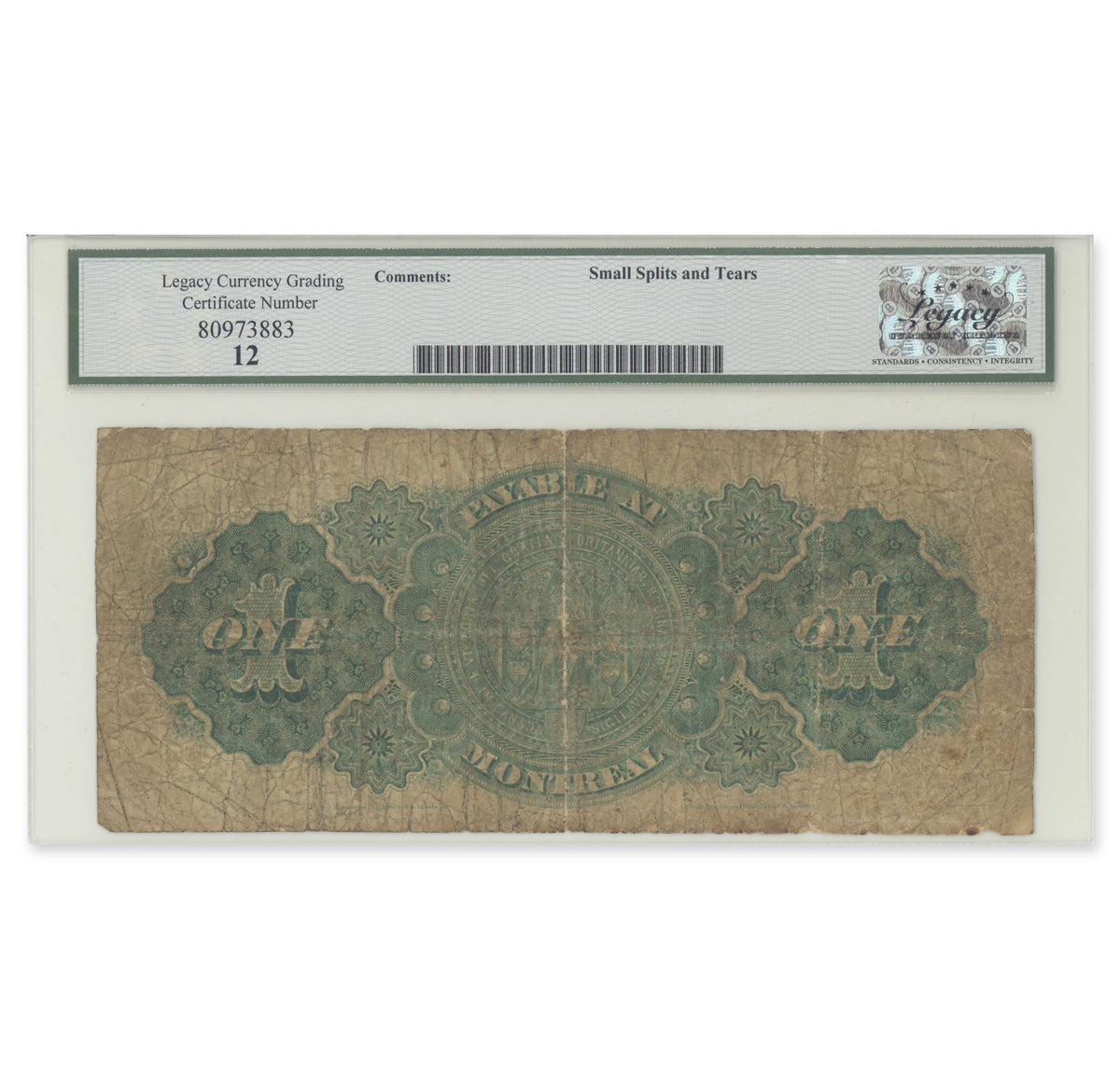 $1 1878 Lettered Border DC-8e-i various-Harrington Prefix A Legacy F-12