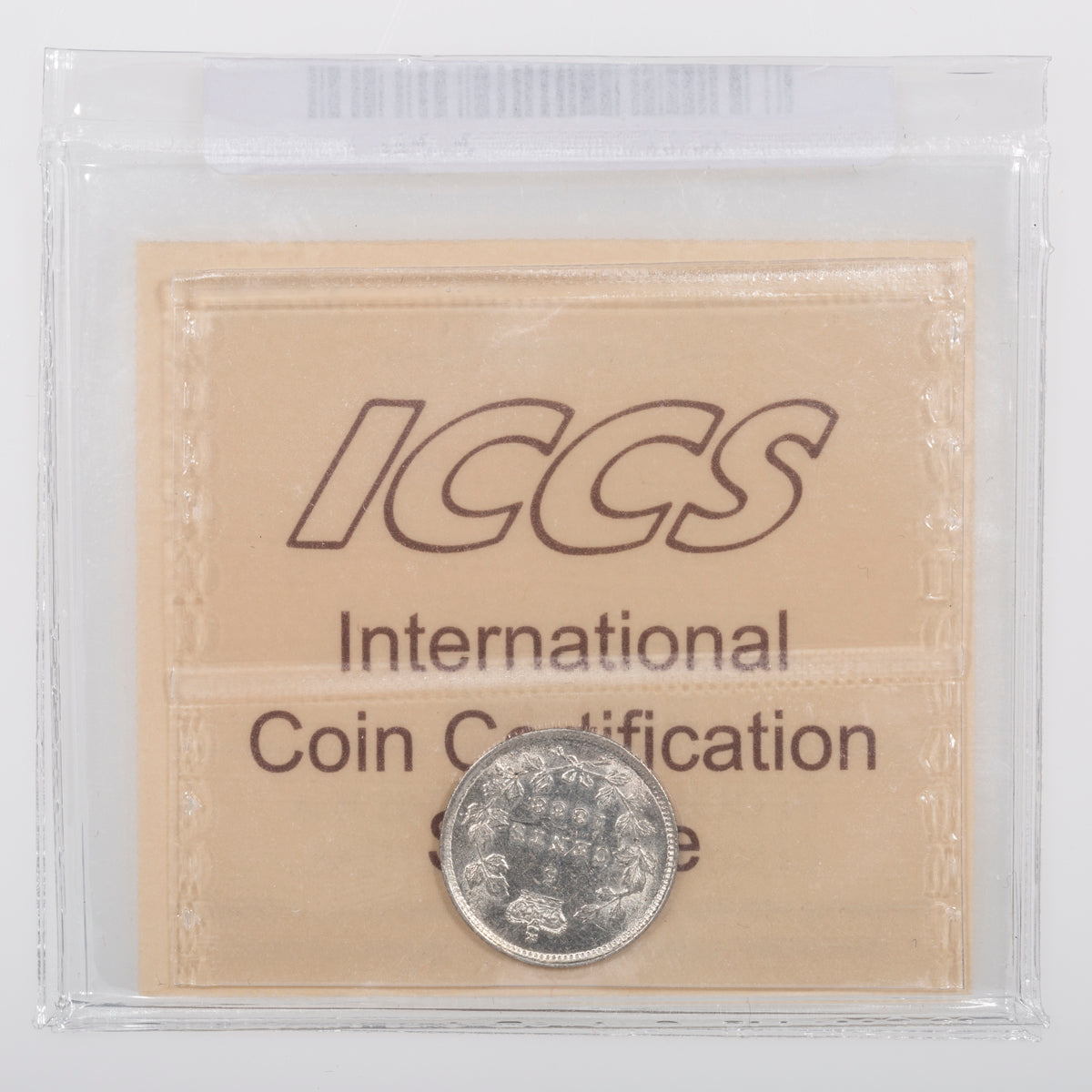5 Cent 1888 ICCS AU-50