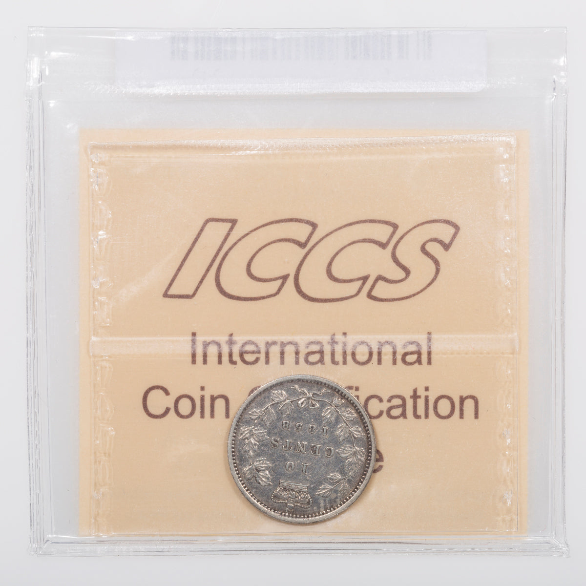 10 Cent 1858 ICCS VF-20