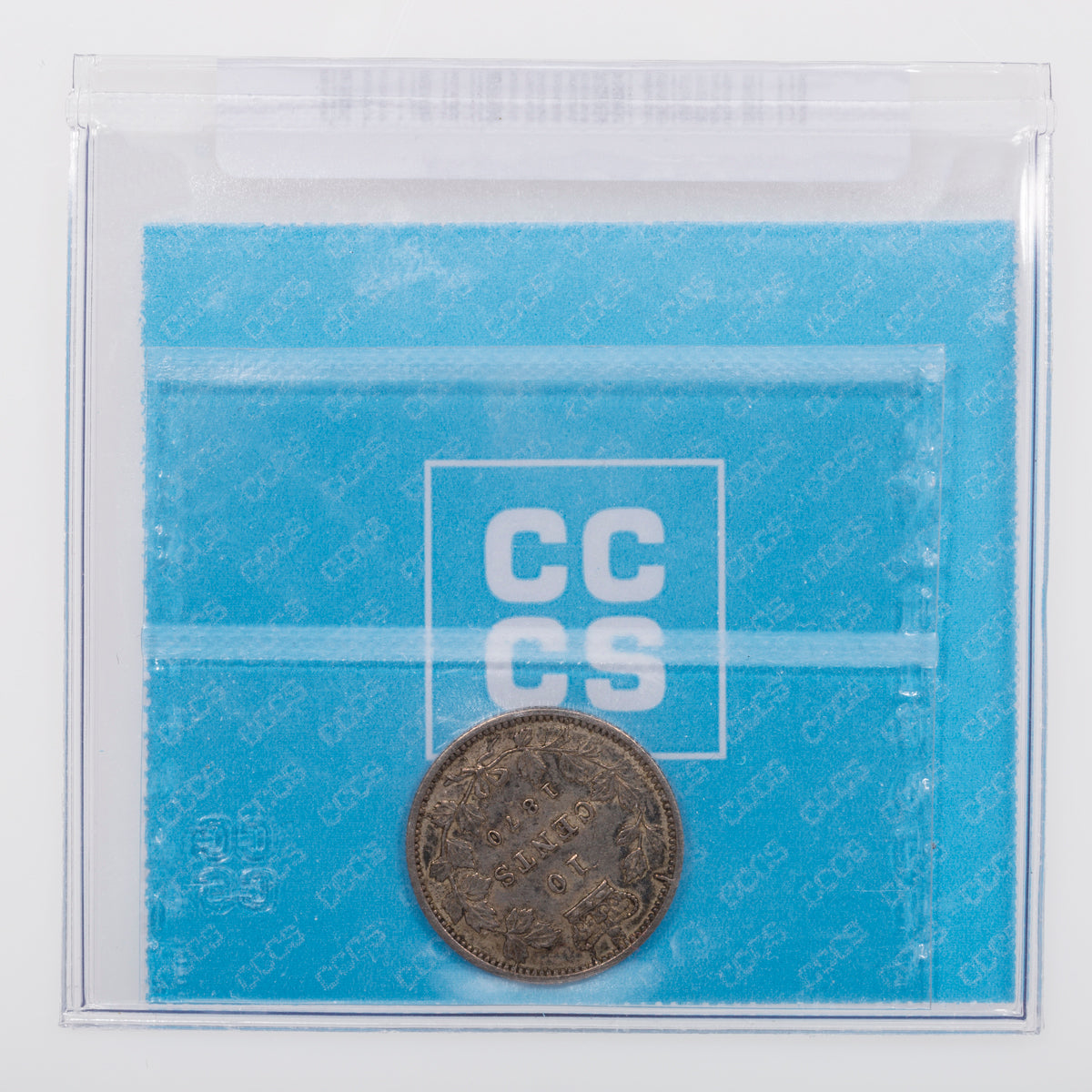 10 Cent 1870 Narrow 0 CCCS EF-40