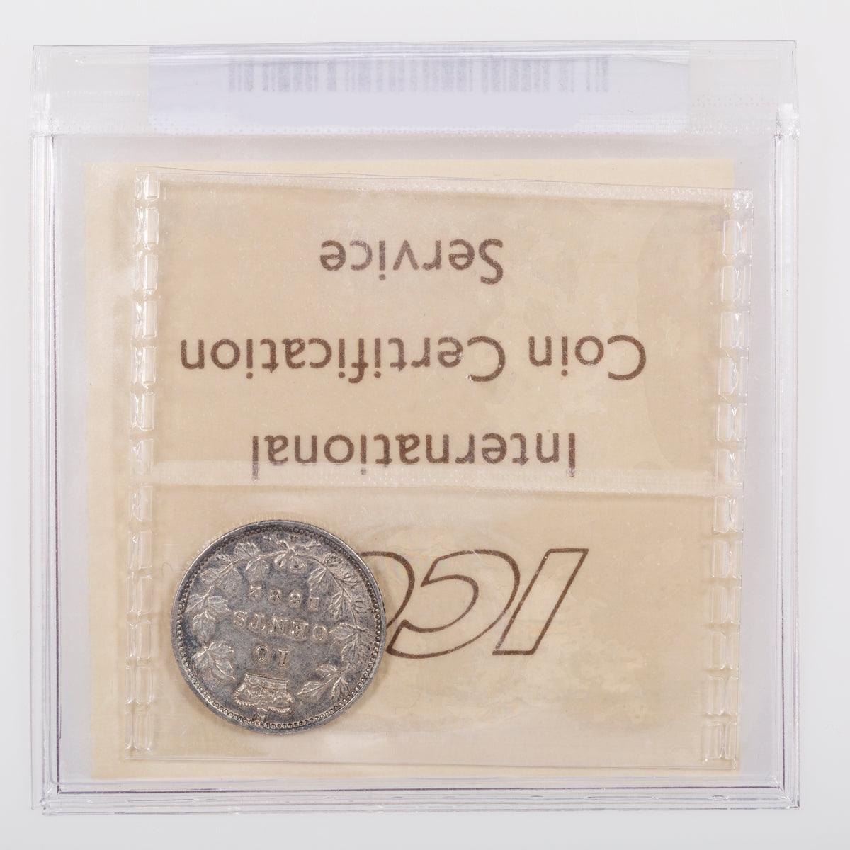 10 Cent 1882H ICCS VF-20