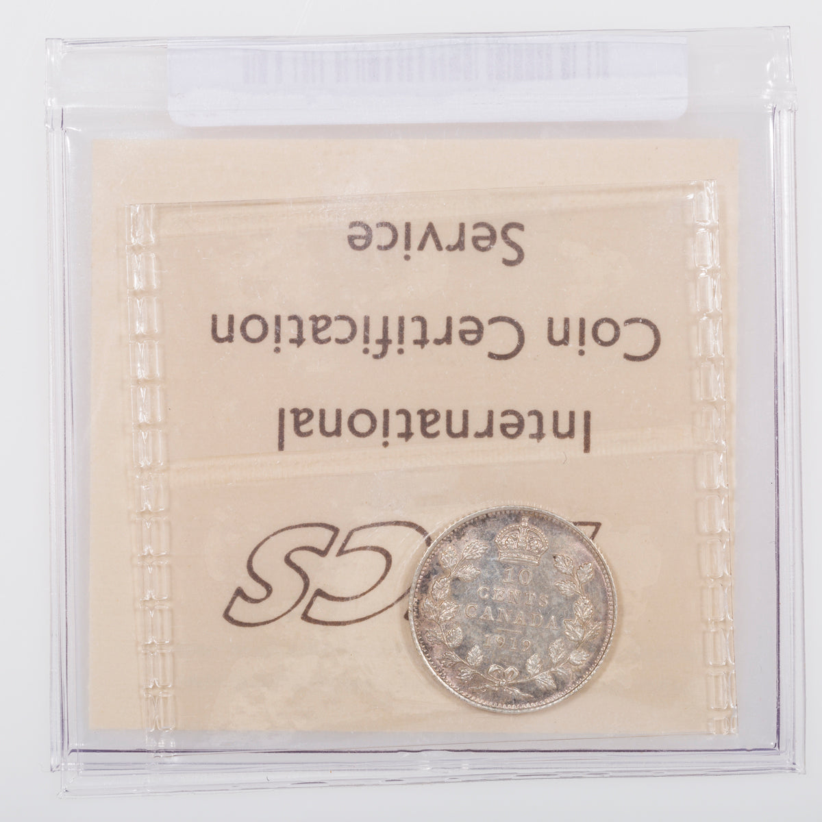 10 Cent 1919 ICCS AU-55