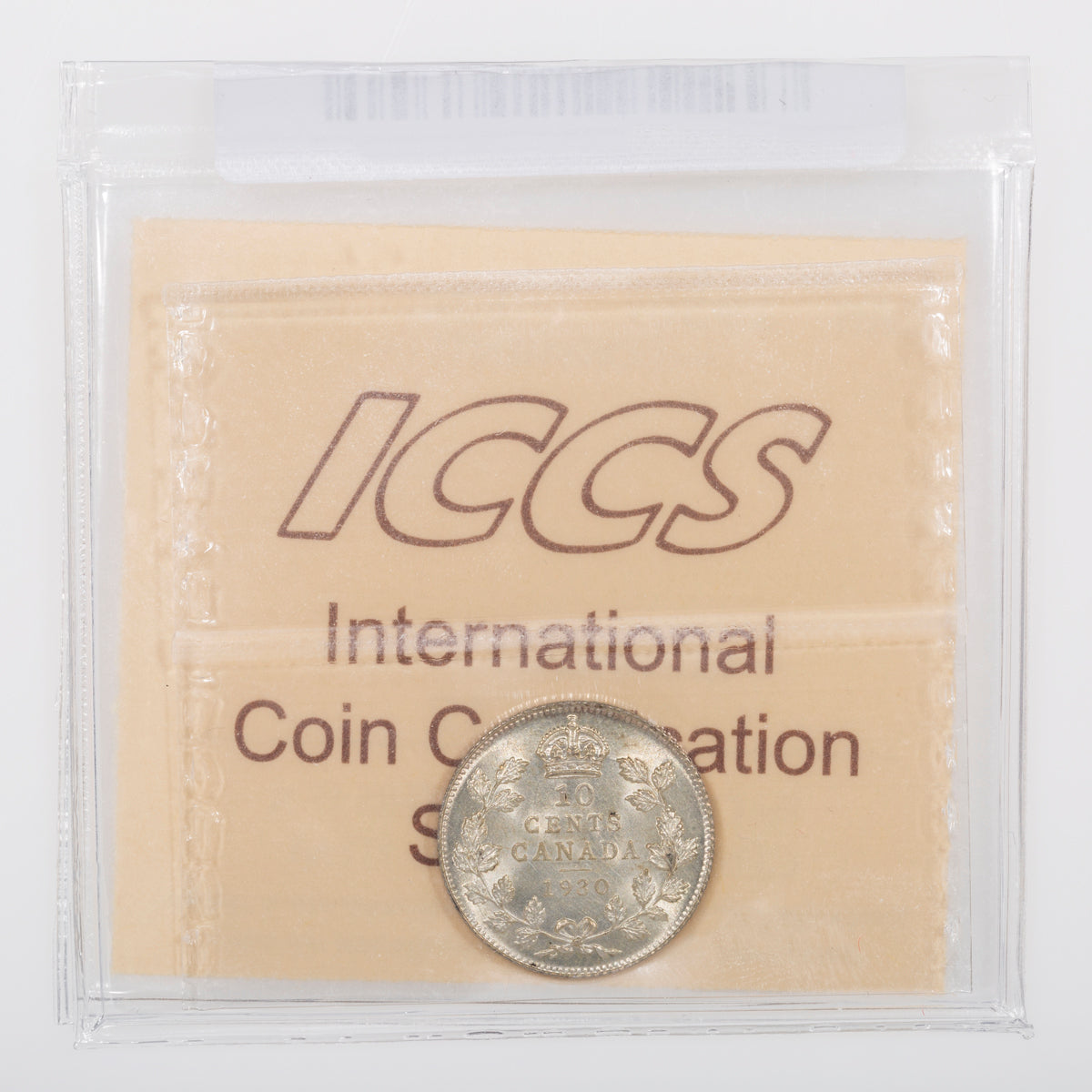 10 Cent 1930 ICCS MS-62