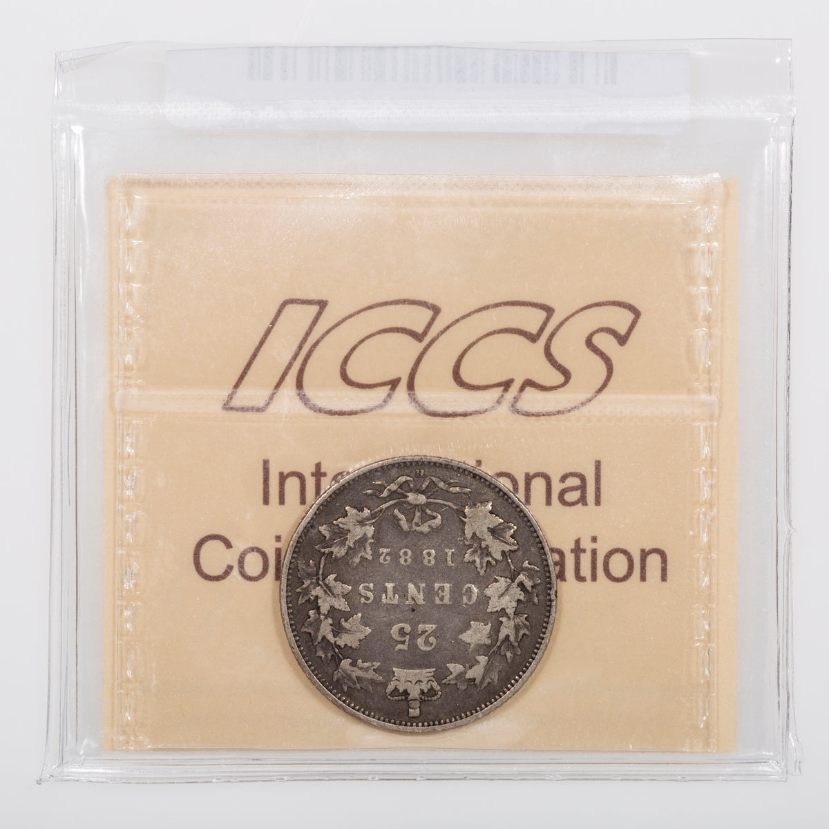 25 Cent 1882H ICCS VG-8