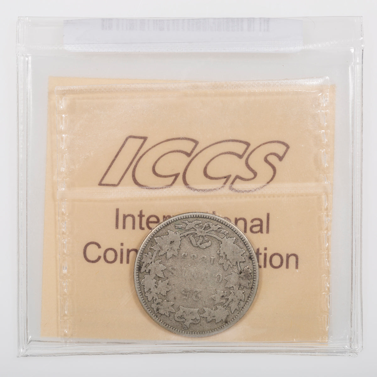 25 Cent 1885 ICCS aG-3