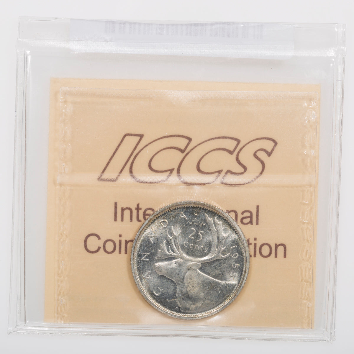 25 Cent 1955 ICCS MS-64