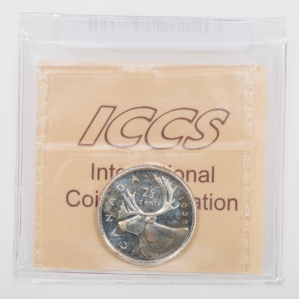 25 Cent 1955 ICCS PL-66 Cameo