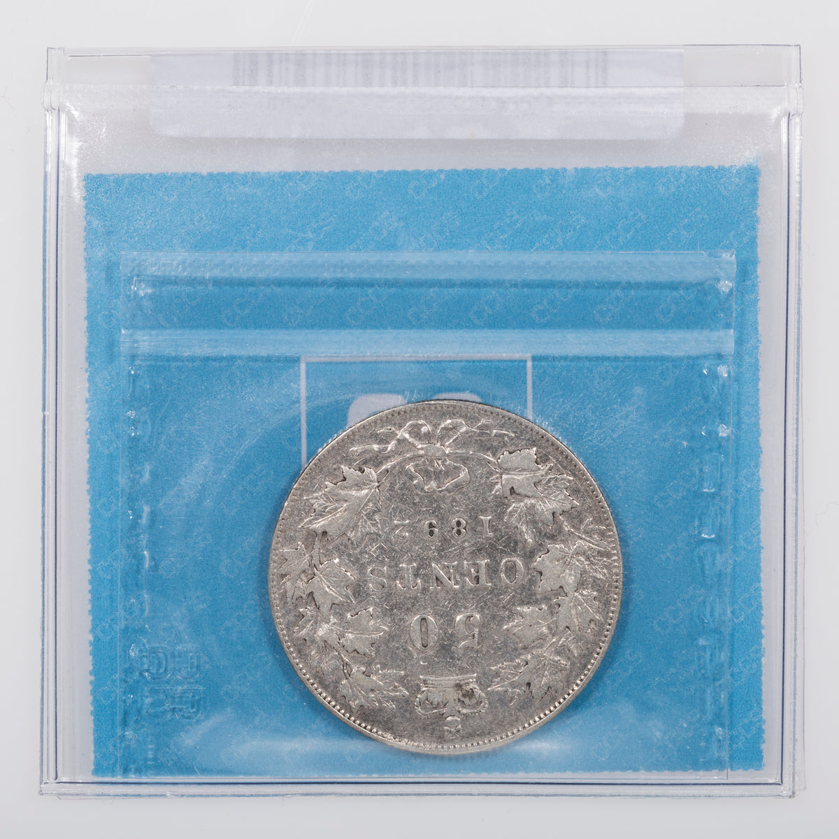 50 Cent 1892 Obverse 4 CCCS F-15