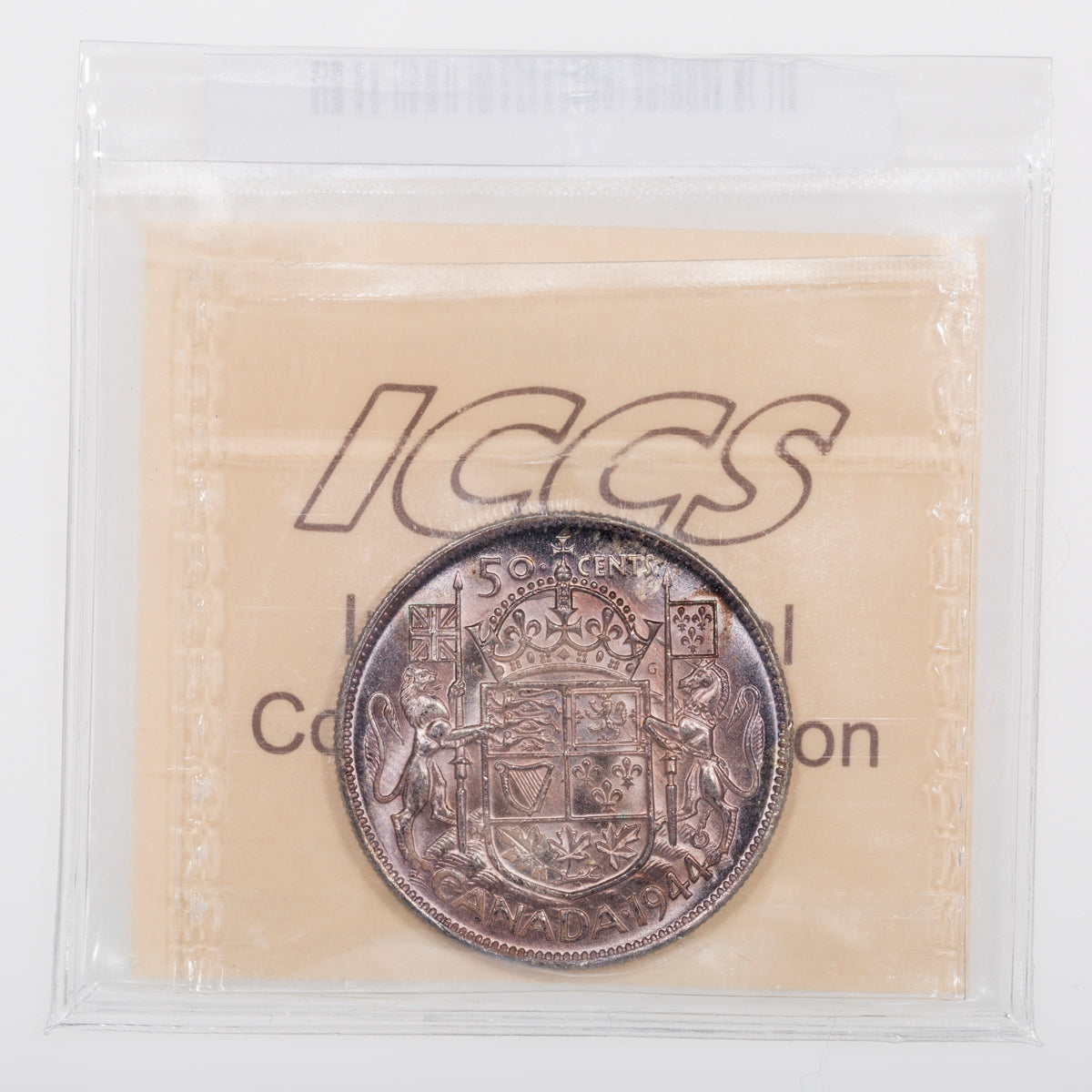 50 Cent 1944 Near 4 ICCS MS-64